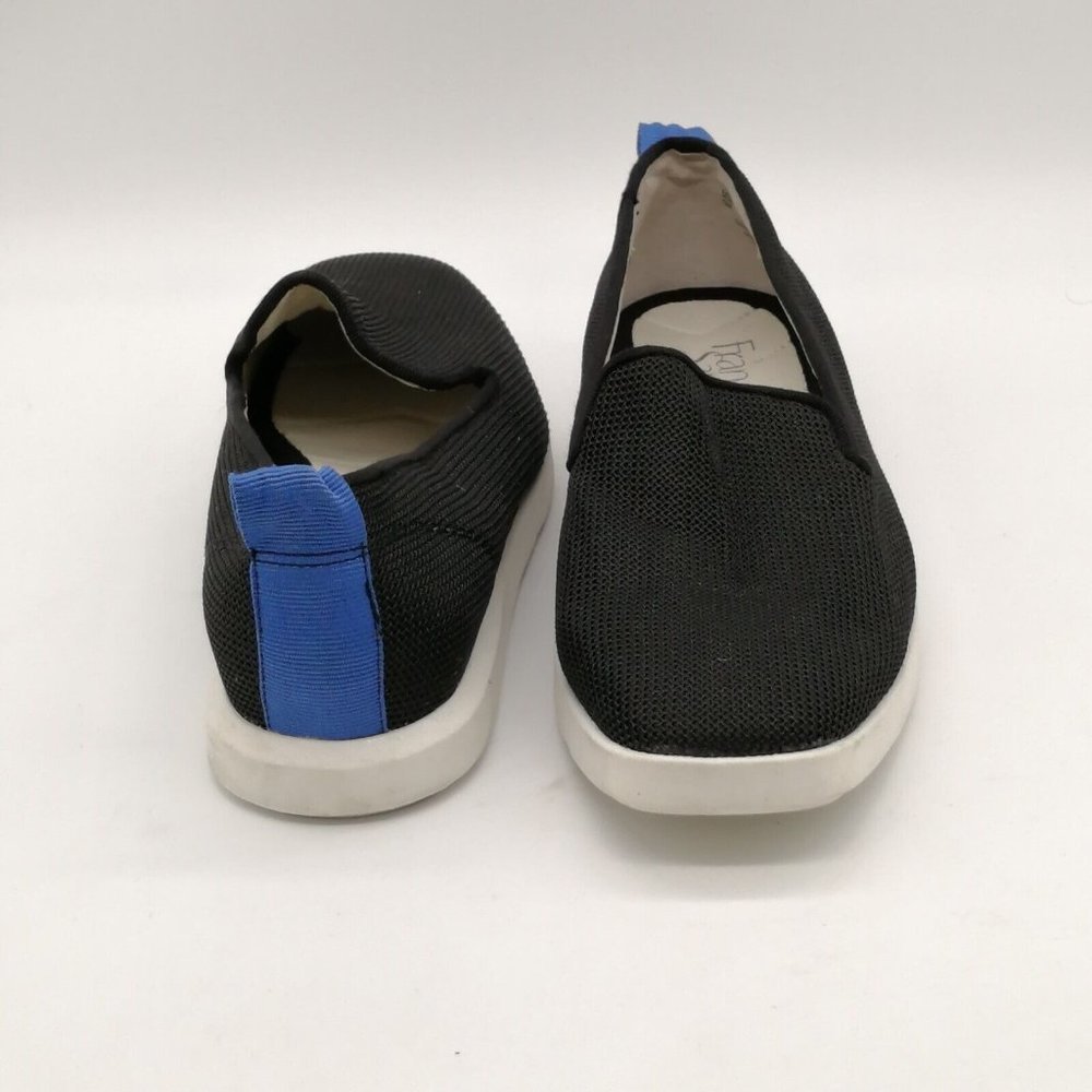 Franco Sarto Womens Sneaker Boston Black Loafer Slip On Square Toe Flat Heel‎ 6 - Picture 3 of 9